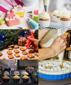 yueton Pack of 100 Disposable Cream Pastry Bag Cake Icing Piping Decorating Tool 22 71uLhkPOfKL