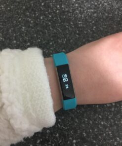 IQShield Screen Protector Compatible with Fitbit Alta HR (2017,Alta 2016,Ace 2018)(6-Pack) Anti-Bubble Clear TPU Film 1.38 INCH 37 71uLjvtaETL