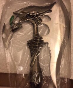 Alien Warrior Fantasy Battle Axe w/ Dagger & Plaque New 26 71uM2G0zXgL