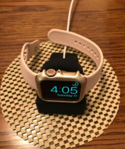 Orzly Charging & Display Stand Designed for ALL series of Apple Watch SE & ALL screen sizes CompactStand BLACK 68 71uM7ZFWJtL