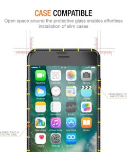 Trianium 2 Pack Screen Protector Designed for Apple iPhone SE 2020 2ND Generation, iPhone 8, iPhone 7 & 6/6s 0.2mm Fiber Flexible Glass Screen Protector/Case Friendly - Pack of 2 25 71uMZDw3HwL