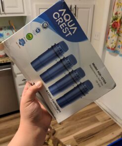 AQUA CREST NSF Certified Filter, Replacement for Pur®, Pur® Plus Pitcher Water Filter, CRF950Z, PPF951K™, PPF900Z™, DS1811Z, PPT711, PPT111, CR-1100C and All Pur® Pitchers and Dispensers, 4 Packs 45 71uMb8IqTBL