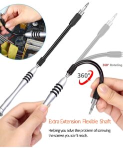 Precision Screwdriver Set Magnetic - Professional 110 in 1 Screw driver Tools Sets, PC Repair Tool Kit for Mobile Phone/Tablet/Computer/Watch/Camera/Eyeglasses/Other Electronic Devices 110 Yellow 40 71uNwf4x1iL