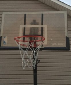 Champion Sports Heavy Duty Galvanized Steel Chain Basketball Net, 21 Inch 23 71uOm548MHL