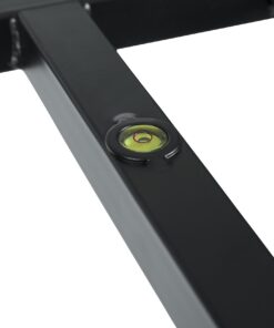 Gator Frameworks Keyboard and Audio Utility Table with Multi Point Adjustability and Built in Leveling Bubble; Min/Max Height - 26"/44" (GFW-UTILITY-TBL), Black 26 71uPz0ICJHL
