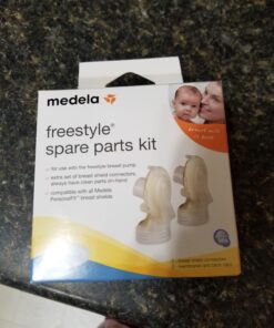 Medela Freestyle Spare Parts Kit, Breast Shield Connectors and Membranes, Extra Breast Pump Parts Designed Exclusively for Freestyle and Made Without BPA 24 71uQFnQVFrL