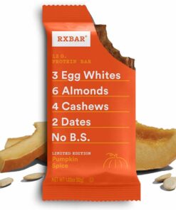 RXBAR Protein Bars, 12g Protein, Gluten Free Snacks, Pumpkin Spice, 22oz Box (12 Bars) 19 71uQLCOi4nL
