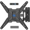 Mounting Dream UL Listed TV Wall Mount for Most 26-55 Inch TVs, Full Motion TV Mount with Perfect Center Design, Articulating Wall Mount TV Bracket Swivel and Tilt, Max VESA 400x400mm, Up to 77LBS 19 71uQzpSUiLL
