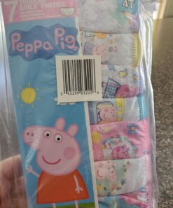Peppa Pig Girls' 100% Combed Cotton Underwear in Sizes 2/3t, 4t, 4, 6 and 8 7-pack 3 71uR94rQ9eL