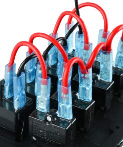 Amarine Made 4 Gang Aluminium LED Rocker & Circuit Breaker Waterproof Marine Boat Rv Switch Panel 17 71uRDKddkL