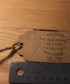 Shintop 100PCS Kraft Paper Gift Tags Bonbonniere Favor Rectangular Gift Tags with Free 100 Feet Natural Jute Twine (Oblong Paper Tag) 40 71uRZU8BmNL