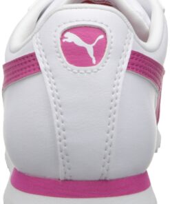 PUMA Unisex-Child Shoes 6 Big Kid White/Fuchsia Purple 10 71uSNhvRp3L