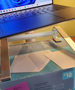 SOQOOL Laptop Stand for Desk, Computer Stand Riser for Desk,Ventilated Ergonomic Aluminum Notebook Stand Compatible with MacBook Air Pro Dell XPS HP 11 14 15.6 17.3 Inch Silver Work from Home 43 71uSOc1xidL