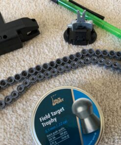 Air Venturi Pellet Pen, Available in .177 (Blue) and .22 (Green) Holds 15 (.22-cal) 22 71uSxGkWiCL