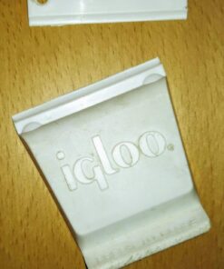 Igloo Hybrid Stainless and Plastic Latch (3.38 L x 0.57 W x 0.57 D Inches) - Black/Silver Black, Stainless Steel 61 71uTY30m99L