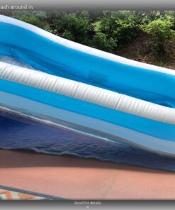 Intex 56483EP Inflatable 8.5' x 5.75' Swim Center Family Pool for 2-3 Kids, Backyard Splash Pool for Children 6+ Years Old, 198-Gallons, Blue & White Family Swim Center 44 71uTnyjW83L