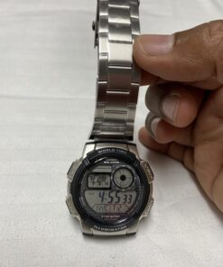 Casio Men's AE1000WD-1AVCF Silver-Tone Digital Watch 40 71uUPflsHL