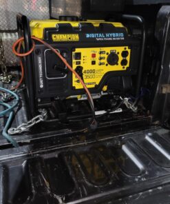 Champion Power Equipment 100302 4000-Watt RV Ready Open Frame Inverter, Yellow 4000-Watt + Gas + Manual Start 51 71uVMNZiJvL