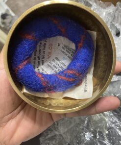 Ohm Store Tibetan Singing Bowl Set — Meditation Sound Bowl Handcrafted in Nepal for Yoga, Chakra Healing, Mindfulness, and Stress Relief — Unique Spiritual Gifts for Women and Men Bronze 32 71uWEVOvkRL