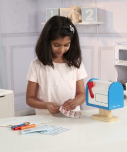Melissa & Doug My Own Wooden Mailbox Activity Set and Educational Toy With Reusable Letters And Post Cards, Pretend Play Mailbox For Preschoolers And Kids Ages 4+ 26 71uWPeD9KL 1