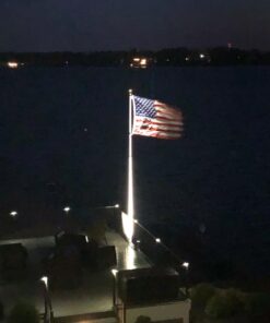 GKOLED 20W Bullet/Round Outdoor Spotlight, Narrow Beam Angle Light, 2500 Lumens Aluminum Waterproof Flag Pole Light, 5000K Daylight White, 120-277V AC, UL Listed and DLC Qualified, 5 Years Warranty 20 Watts 5000K 20° 17 71uWTSTJTcL