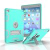 iPad Air 2 Case, iPad Pro 9.7 Case, Shock Absorption High Impact Resistant Hybrid Protective Case Cover with Kickstand for iPad Air 2 and iPad Pro 9.7" 2016 Mint Green/ Gray 34 71uXLJYs83L