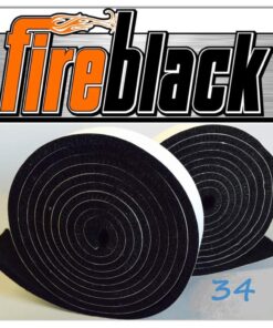 FireBlack34 for Big Green Egg Small Medium & Mini 3/4 x 1/8 Black Hi Temp BBQ Smoker Gasket 15 ft 29 71uXppndomL 2