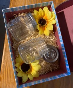 Hayley Cherie® - Mason Jar Shot Glasses with Lids (Set of 8) – Mini Mason Shooter Glass - 2 Ounces - For Drinks, Liquor, Favors, Desserts, Parties, Birthdays, Gifts 30 71uXukkw3VL