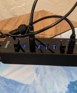 Anker 10 Port 60W Data Hub with 7 USB 3.0 Ports and 3 PowerIQ Charging Ports for MacBook, Mac Pro/Mini, iMac, XPS, Surface Pro, iPhone 7, 6s Plus, iPad Air 2, Galaxy Series, Mobile HDD, and More 33 71uY3NUpyRL