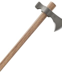 Alternative view of CRKT Woods Chogan Tomahawk Axe: RMJ T-Hawk Lightweight Outdoor Camping Axe with Hammerhead, Forged Carbon Steel Blade, and Hickory Wooden Handle 2730