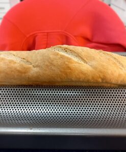 Chicago Metallic Commercial II Non-Stick Perforated Baguette Pan. Creates a crisp, golden-brown crust, 16 L x 9 W x 1.5 H 26 71uYsjcqatL