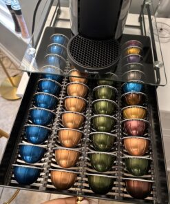 Nespresso Capsules VertuoLine, Medium and Dark Roast Coffee, Variety Pack, Stormio, Odacio, Melozio, 30 Count, Brews 7.77 Fl Oz (Pack of 3 ) Medium and Dark Roast Variety Pack 7.77 Fl Oz (Pack of 3) 26 71uZFjcMRtL