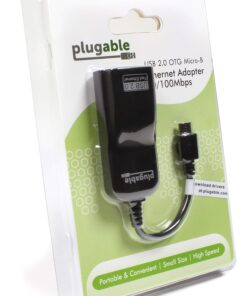 Plugable USB 2.0 OTG Micro-B to 100Mbps Fast Ethernet Adapter Compatible with Windows Tablets, Raspberry Pi Zero, and Some Android Devices (ASIX AX88772A chipset). 14 71uZYKONdNL