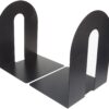 Officemate Heavy Duty 10" Bookends, Non-Skid Base, Black, Pair (93142) 43 71uacV6B5L