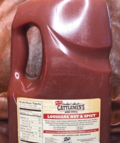Cattlemen's Louisiana Hot & Spicy BBQ Sauce, 1 gal - One Gallon Container of Spicy Barbeque Sauce Made with Ripe Tomatoes, Best on Shrimp, Chicken Tacos, Meatballs and More 36 71uatJHggL