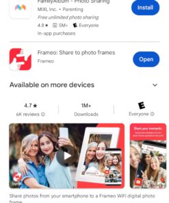 Canupdog 10.1 WiFi Digital Picture Frame, IPS Touch Screen Smart Cloud Digital Photo Frame with 16GB Storage, Wall Mountable, Auto-Rotate, Motion Sensor, Share Photos via Frameo App 10.1 inch Wooden 31 71ubaJM3geL