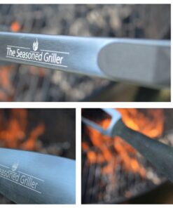 Extra Long Heavy Duty BBQ Grill Tools Set - 3 Piece Stainless Steel Utensils Set Includes Spatula Fork & Tongs - Barbecue Grilling Accessories - Outdoor Grilling kit in Gift Box Packaging 13 71ubzMLuC6L