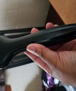 Ionic Hair Straightener Brush Upgrade 2.0,GLAMFIELDS Electrical Heated Hair Straightening with Faster Heating, MCH Ceramic Technology, Auto Temperature Lock, Anti Scald, Heat Resistant Glove(Black-01) Black 57 71uc6c6lP0L