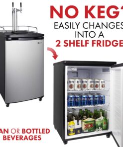 Kegco HBK199S-2 Keg Dispenser 2 Faucet Stainless Steel 15 71ucDkXyQ8L