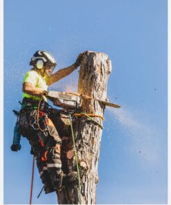 Husqvarna Technical Apron Wrap Chainsaw Chaps 36- to 38-Inch, Chainsaw Safety Equipment with 5 Layers, Adjustable Belt and Gear Pocket, Orange 36-38 In. Orange/Gray Tech. 36 71ucrt58CEL