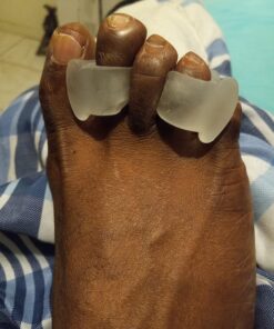 5 STARS UNITED Toe Spacers for Men and Women – 4 Gel Toe Separators for Curled and Overlapping Toes, Bunions, Hammer Toe Straightener, Big and Second Toe Spreader Big 4 Pack 52 71udhtqxbCL