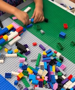 SCS Direct Building Block Bricks- Set of 1000 Pc Bulk Set-10 with 54 Roof Pieces- Compatible & Tight Fit with All Major Brands- Great for Activity Tables, Creativity & School Projects 72 71ueYHNcvL 2