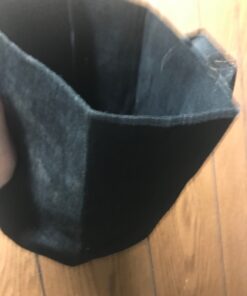 247Garden 5-Pack 1-Gallon Aeration Fabric Pot/Plant Grow Bag w/Handles (260 GSM, Black, 6H x 7D) 1 Gallon 49 71uf38BYQcL