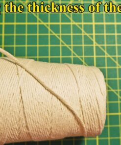 Regency Wraps Butchers Cooking Twine, Made of Heavy-Weight Natural Cotton, Perfect for Meat Trussing and Food Prep, 500 ft Cone, Pack of 1 500 ft Cone (Pack of 1) 29 71uf7xyAhoL