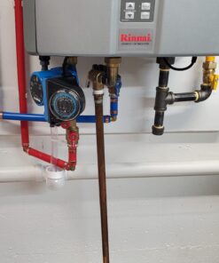 Rinnai RU199iN Condensing Tankless Hot Water Heater, 11 GPM, Natural Gas, Indoor Installation 27 71ufW27t5wL