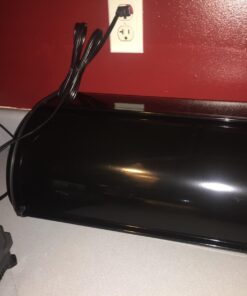 Polder Premium Retro Style, Large-capacity, 18/8 Steel Bread Box, Measures 17" long x 11" wide x 7" high, Black Powdered Finish 7 71ugC4a3olL