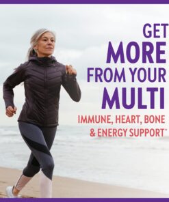 New Chapter Women's Multivitamin 50 Plus for Cellular Energy, Heart & Immune Support with 20+ Nutrients + Astaxanthin - Every Woman's One Daily 55+, Gentle on The Stomach, 72 Count 72 Count (Pack of 1) 20 71ugKYwMhYL 1