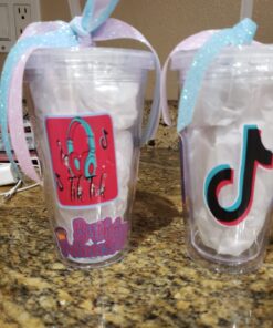 Maars Drinkware Bulk Double Wall Insulated Acrylic Tumblers with Straw and Lid (Set of 12), 16 oz, Clear 12 Count (Pack of 1) 37 71ugSW6XvLL