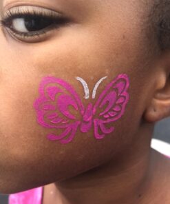 Face Paint Stencil Stickers for Painting Kit (104 Pieces) Thick Tattoo Stencil - Soft, Pliable and Easy to Stick Down and Reuse - Great for Birthdays, Sleepovers, School Carnivals, or Fundraisers 41 71uh5RTuwAL