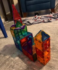 Children Hub 100pcs Magnetic Tiles Set - Educational 3D Magnet Building Blocks - Building Construction Toys for Kids - Upgraded Version with Strong Magnets - Creativity, Imagination, Inspiration 31 71uhjYQxINL